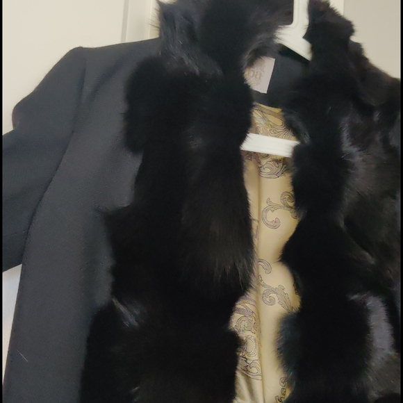 Black fall/spring coat - Picture 6 of 6